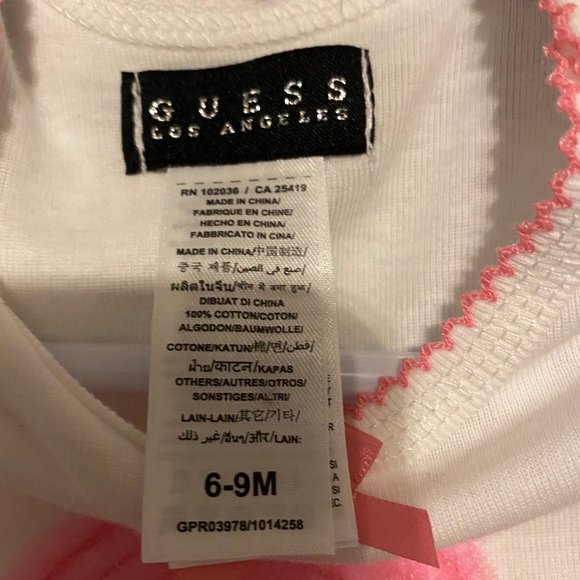 Guess Baby Girl's Lollipop Flower Dress  6-9 Month - Picture 5 of 5